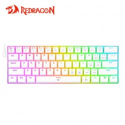 TECLADO GAMING REDRAGON DRAGONBORN WHITE ( K630W-RGB ) RGB SWITCH BROWN
