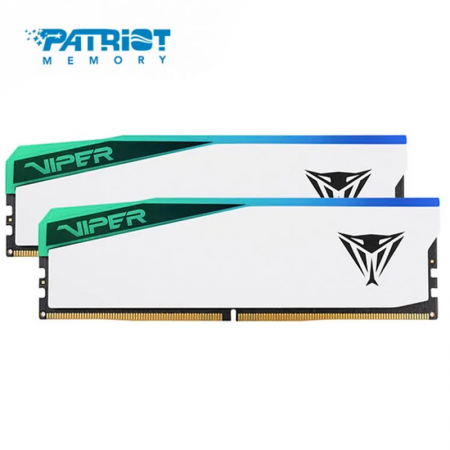 MEMORIA KIT DDR5 PATRIOT 96GB 6000MHZ VIPER ELITE ( PVER596G60C42KW ) ( 2X48) RGB WHITE
